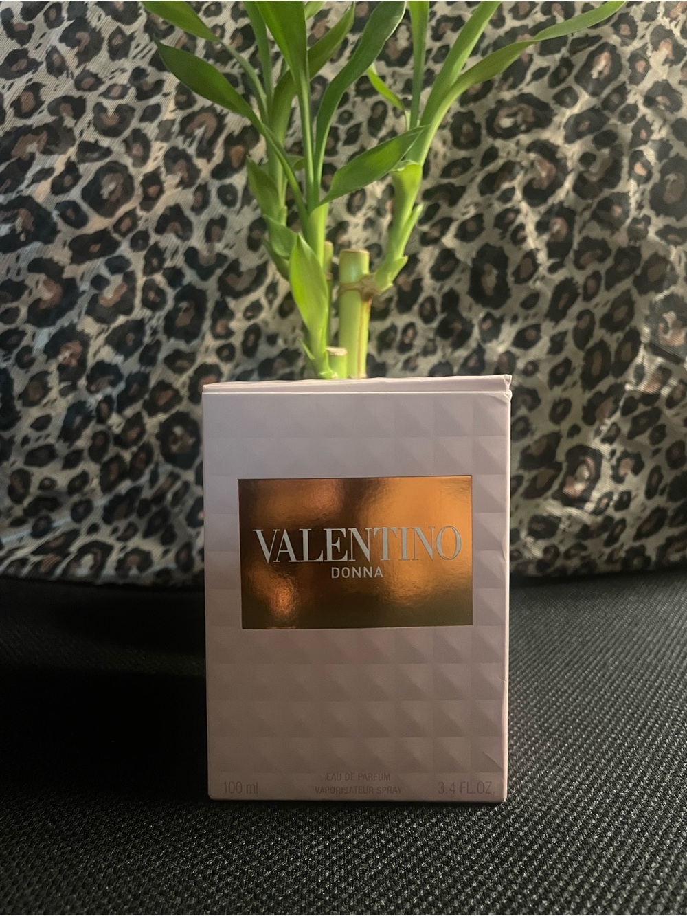 Valentino Donna Box in Pale Pink with Gold Plaque
